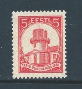 Estonia #108 Mint No Gum 5s Observatory w/Yellow Network