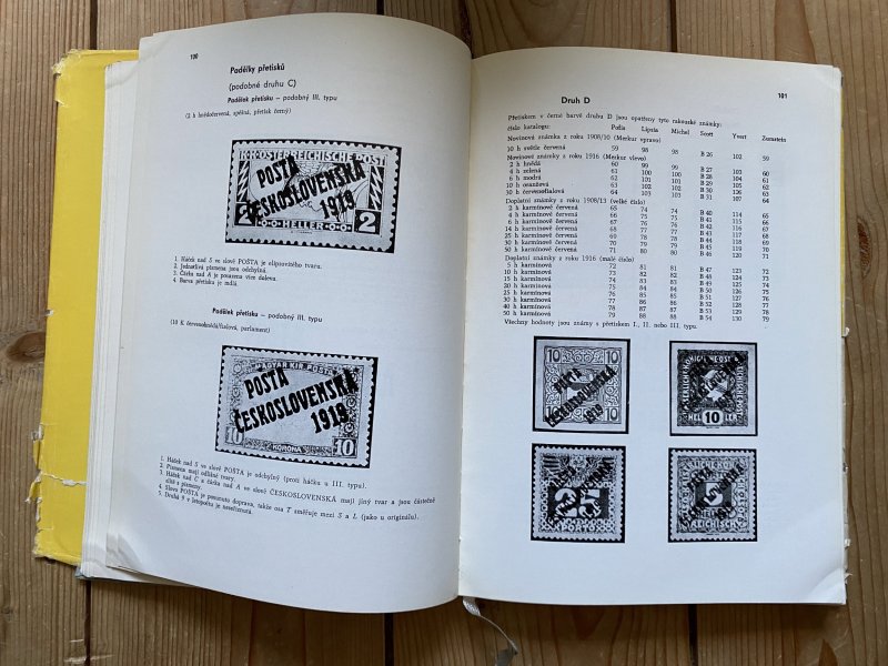 PADELKY CESKOSLOVENSKYCH POSTOVNICH ZNAMEK Hardbound w/ dust jacket & SIGNED