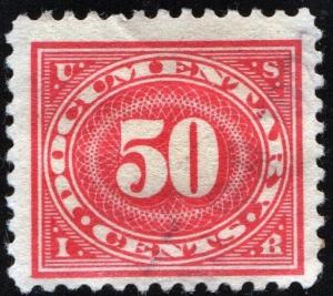 R238 50¢ Documentary Stamp (1917) Used