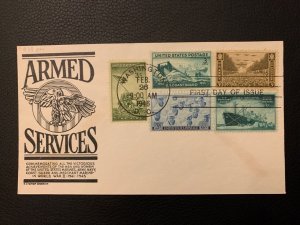 1946 Armed Services FDC Cache Scott #s 929,  934, 935, 936, 939,  DC Postmark