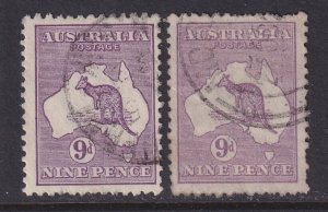 Australia, Scott 50-50a (SG 39-39b), used (50a crease)