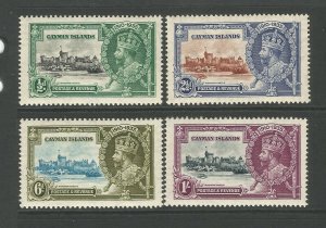 Cayman Islands 1935 KGV Silver Jubilee set complete MNH SG108-SG111 Sc81-Sc84