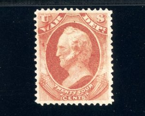 USAstamps Unused FVF US War Dept Scott O91 NG