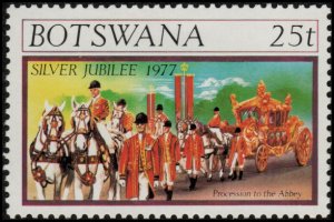 Botswana 180 - Mint-NH - 25t Silver Jubilee / Coronation Coach (1977)