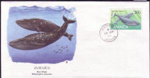 Jamaica FDC SC# 683 Blue Whale L50