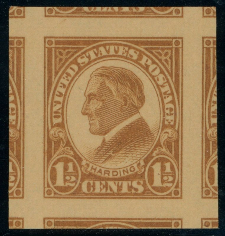 US Stamp #576 Harding, 1-1/2c PSE Cert - Gem 100J - Mint OGNH - SMQ $125.00