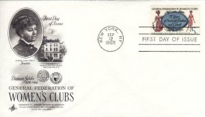 1966, 75th Anniv. Women's Club, Artcraft, FDC (E7662)