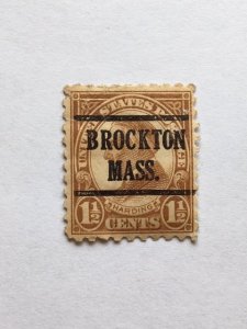 USA –1925–Single “Famous Person” City Pre-Cancel Stamp–SC# 553-Used