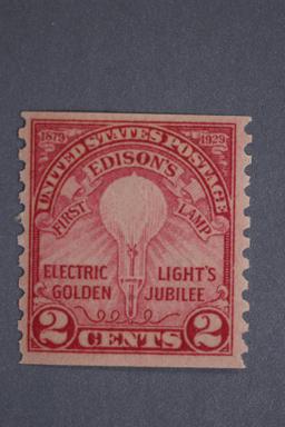 United States #656 Edison 1929 Coil MNH CV $21.00