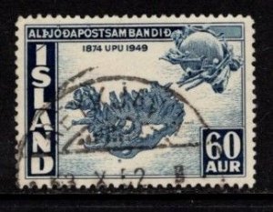 Iceland -  #255 Map- Used