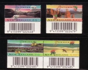 New Zealand Sc 1205-8 4 seasons stamp set mint NH