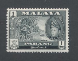 Malaya Pahang 1957 Scott 72 MH - 1c, Copra, Sultan Abu Bakar