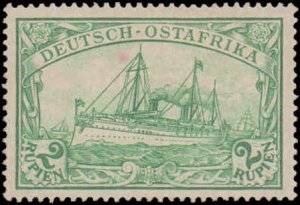 German East Africa #20, Incomplete Set, 1900, Hinged