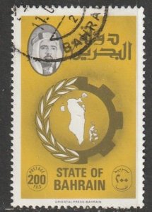 1976 Bahrain - Sc 234 - used VF - 1 single - Map