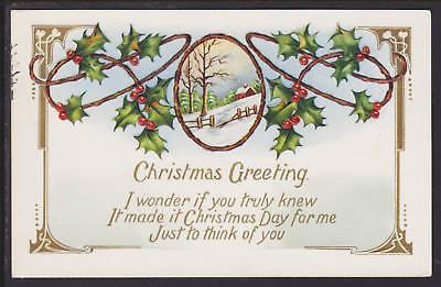 US Sc WX15, 405 on 1914 Christmas Greeting PPC