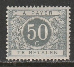 1900 Belgium - Sc J9 - MH VF - 1 single - Numerals