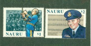 NAURU 458-9 MNH CV $3.90 BIN $2.15