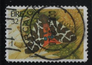 Ireland 1994 used Sc 936 32p Garden Tiger Moth - self-adhesive