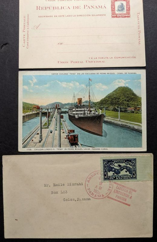 EDW1949SELL : PANAMA Collection of 10 covers & 3 Post cards. Very interesting.