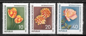 DDR Scott 565-67 Unused LHOG - 1961 Intl Horticulture Exhibition - SCV $7.70