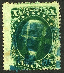 U.S. #35 USED BLUE CANCEL