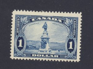 Canada $1.00 Champlain Monument stamp #227-$1. MH F/VF  Guide Value = $62.50