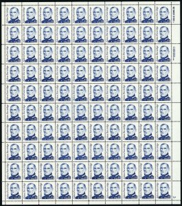 Alden Partridge Sheet of One Hundred 11 Cent Postage Stamps Scott 1854