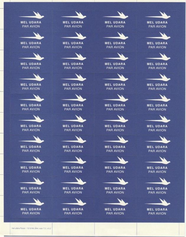 MALAYSIA Par Avion Stickers (gomb) [pic 4]