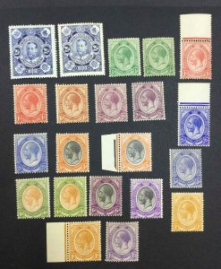 MOMEN: SOUTH AFRICA 1913/24 SHADES MINT OG 16NH/5H £117++ LOT #64530