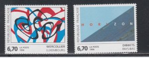 France # 2504-2505, Paintings, Mint NH, 1/2 Cat.