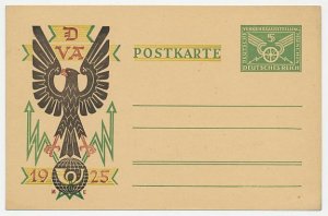 Postal stationery Germany 1925 Traffic Exhibition