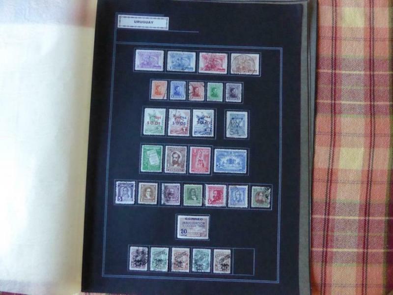 Uruguay 1943-1954 Mint/Used Stamp Collection on European Album Pages