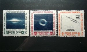 Mexico #C123-25 mint hinged E203 7302