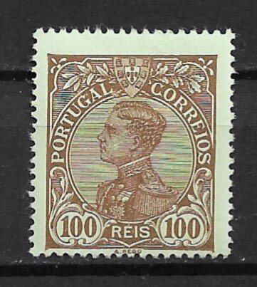1910 Portugal Sc165 100r King Manuel II MH