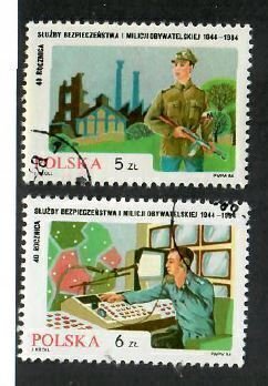 Poland; Scott 2641-2642; 1984; Precanceled; NH; Complete Set