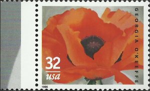 # 3069 MINT NEVER HINGED GEORGIA O''KEEFFE'