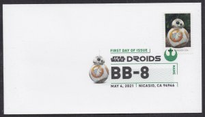 US 5578 Star Wars Droids BB-8 DCP FDC 2021