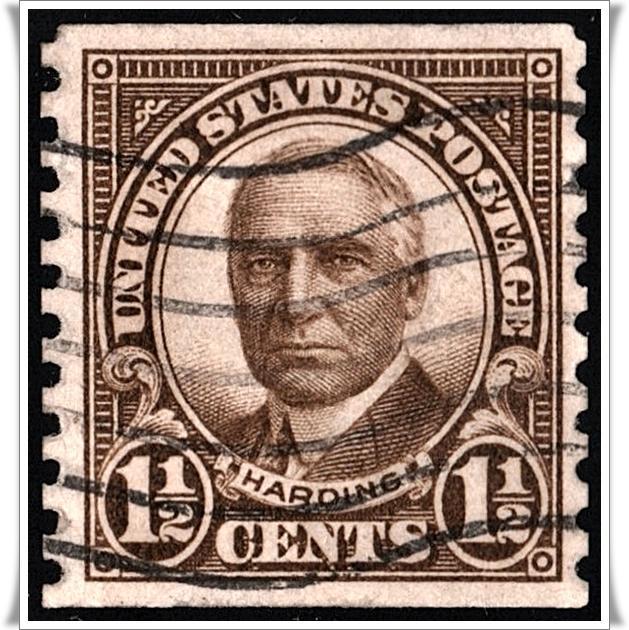 SC#686 1½¢ Harding (1930) Used