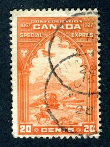 Canada 1927. SPECIAL DELIVERY. 20c orange. Used. SGS5.