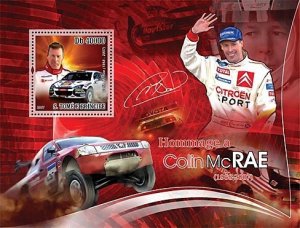 SAO TOME - 2007 - Racing Cars - Perf Souv Sheet - Mint Never Hinged