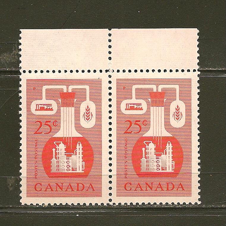 Canada 363 Chemical Industry Pair MNH