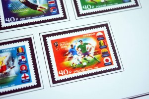 COLOR PRINTED RUSSIA 2017-2020 STAMP ALBUM PAGES (89 illustrated pages)