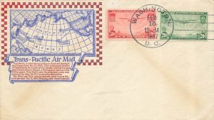 C21-22 CHINA CLIPPER AIRMAIL - Anderson cachet CV$125