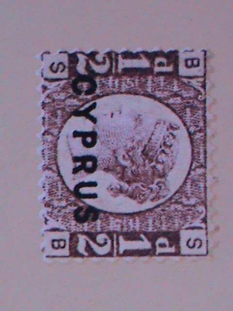 CYPRUS1980 SC#532 CENTENARY OF CYPRUS POSTAGE STAMPS  IMPERF: MNH S/S VF