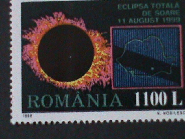 ​ROMANIA-1998 SC#4262- EVENTS OF THE 20TH CENT.-STAMP-MNH VF TOTAL ECLIPSE SUN