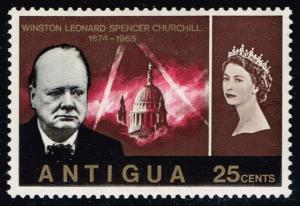 Antigua #159 Winston Churchill Memorial; Unused (1.25)