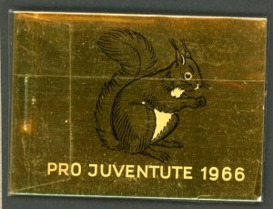 Switzerland B360-2 Booklet MNH 1966 Pro Juventute Zst. CHF 22 squirrel animal...