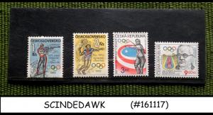 CZECHOSLOVAKIA - 1992 OLYMPICS GAMES - 4V - MINT NH