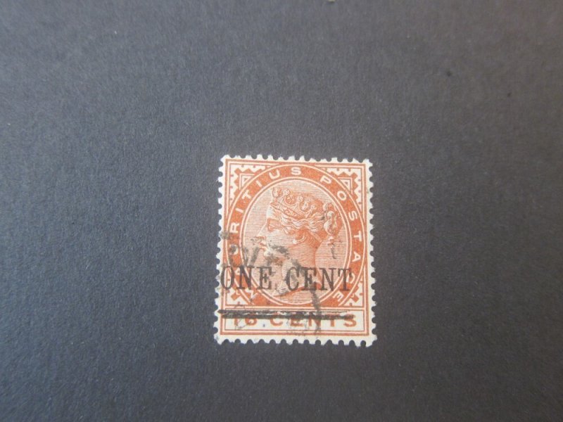 Mauritius 1893 Sc 190 FU