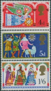 Great Britain 1969 SG812-814 QEII Christmas set MNH